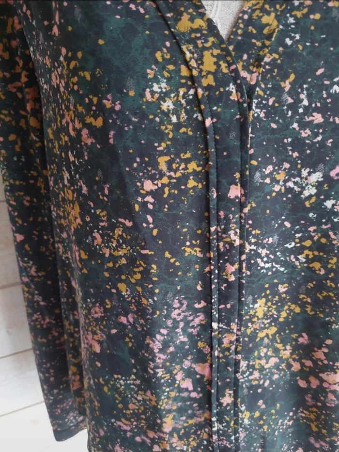 Blouse verte  imprimée - photo numéro 3