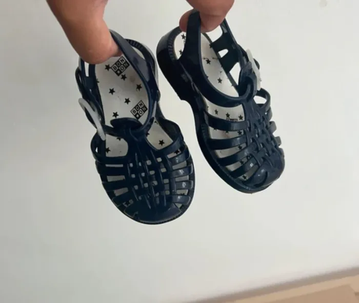 Sandales Méduse bébé – Taille 21 – Bleu marine - photo numéro 3