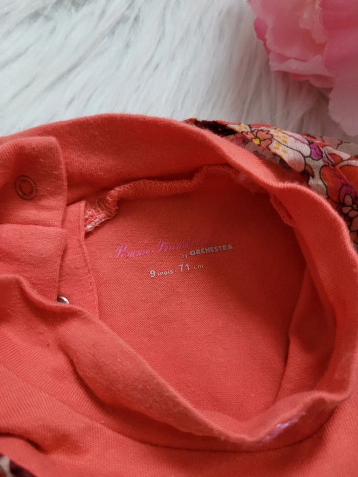 Ensemble 2 pièces sous pull +Gilet 9mois orchestra - photo numéro 6