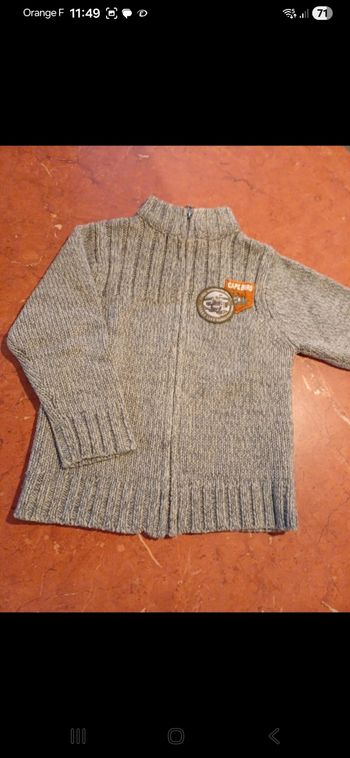 Gilet garçon taille 4 ans