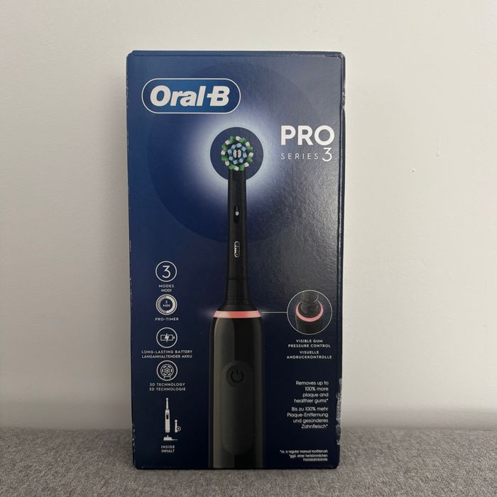 Brosse à Dents électrique Oral-B IO Series 3S Noire - Neuve, 3 Modes De Brossage