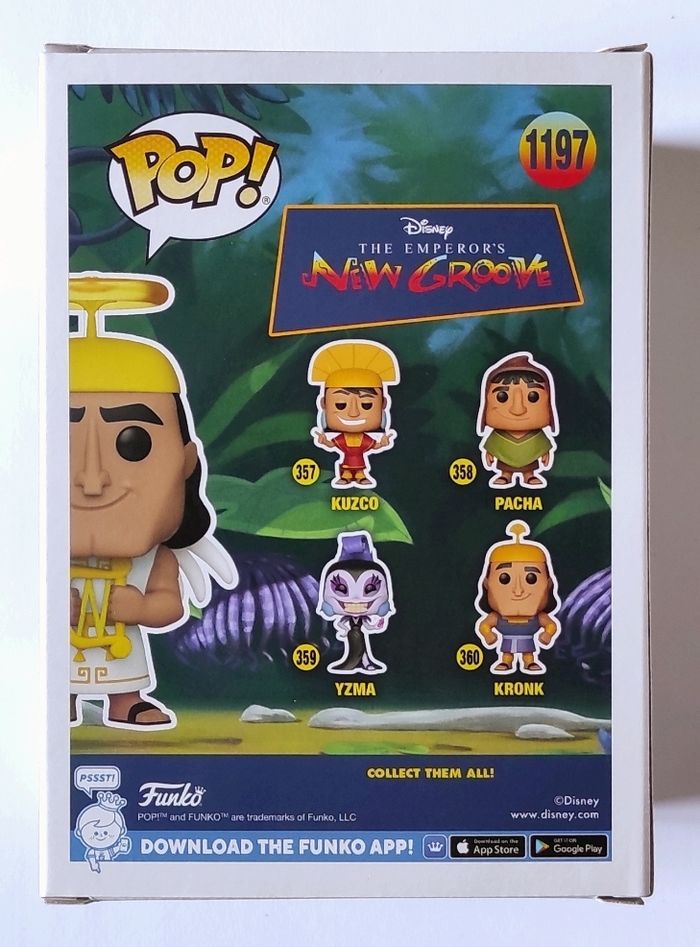 Figurine Funko Pop Disney Kuzco Angel Kronk 1197 Convention Édition Limitée - photo numéro 3