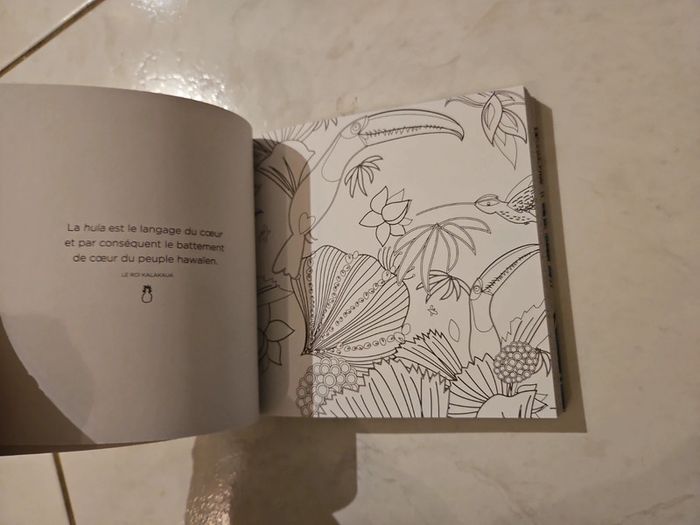 Petit livre de coloriages tropiques Neuf - photo numéro 5