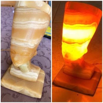 Lampe égyptienne marbre