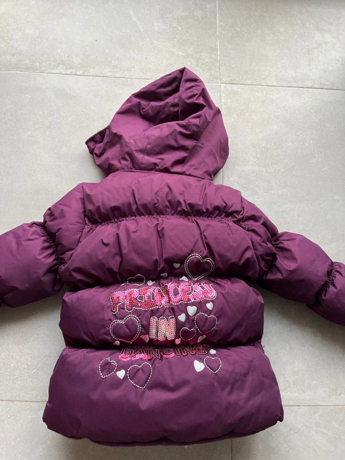 Doudoune blouson violet bien chaude - photo numéro 4