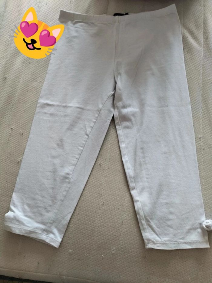 Pantacourt blanc in extenso 14 ans