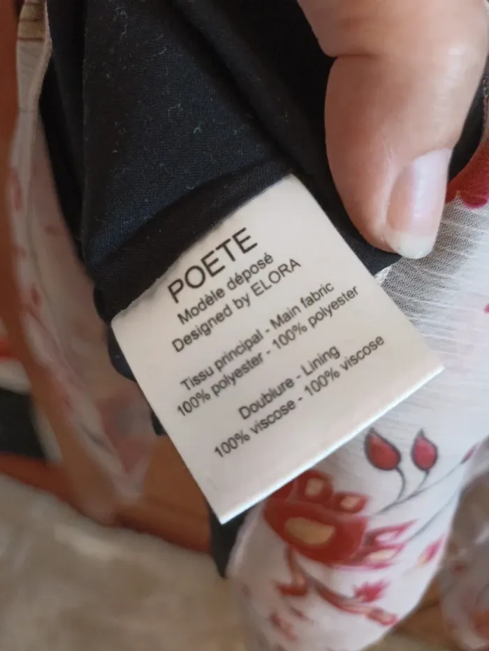 Magnifique robe "Poète"-T 2 - 38/40- Elora - photo numéro 6