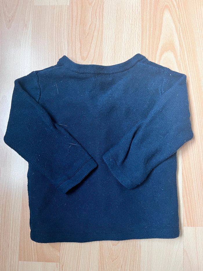 Gilet bleu marine - 6 mois - photo numéro 3