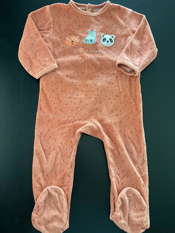 Pyjama velours 24 mois mixte