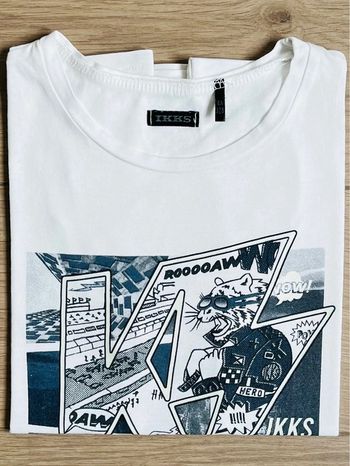 T-shirt BD phosphorescent IKKS T-8 ans