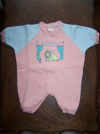 1 combinaison fille 1 mois 