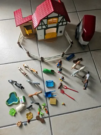 Poney Club + van Playmobil