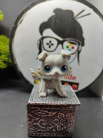 Lps01161 Littlest Petshop Pet Shop LPS Authentic Dog Colley Collie Chien 363