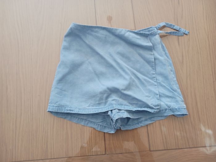 Jupe short bleu