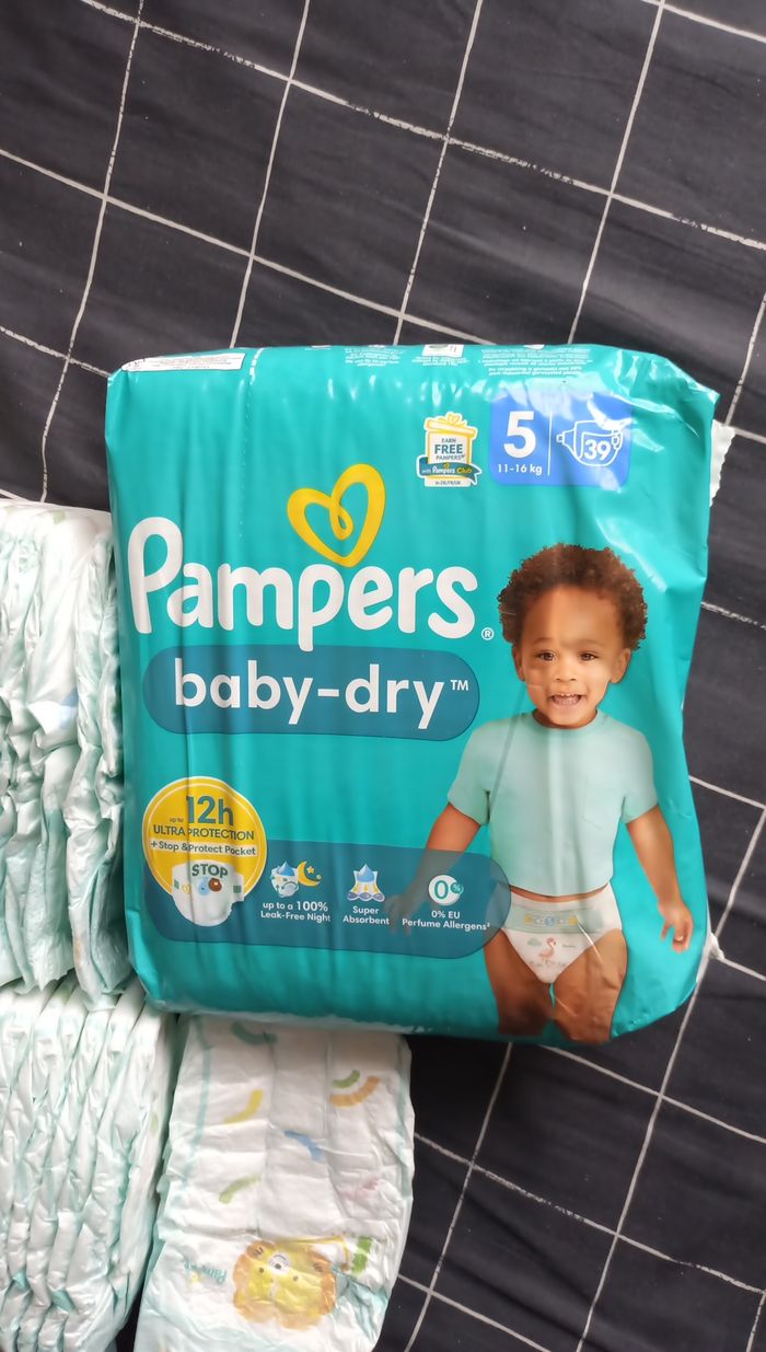 113 Couches Pampers Baby dry Taille 5 - photo numéro 2