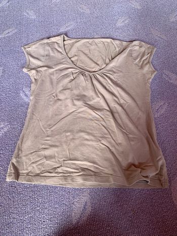 Tee shirt taupe 38/40