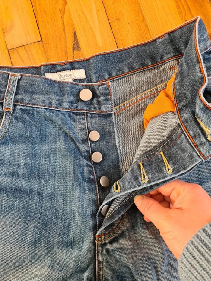 Short bermuda jeans Burton taille 38 - photo numéro 4