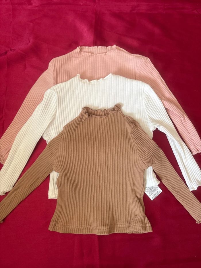 Lot 3 hauts bébé fille