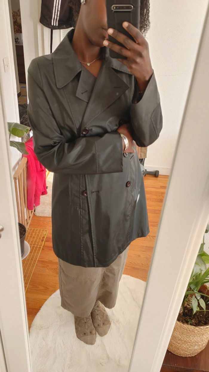 Manteau trench imperméable taille 38 40 M - photo numéro 7