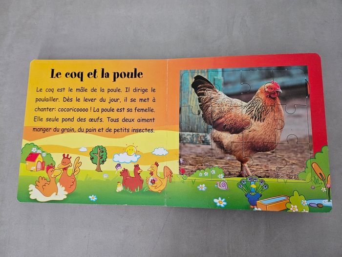 Mon premier livre puzzle Les animaux de la ferme - photo numéro 5