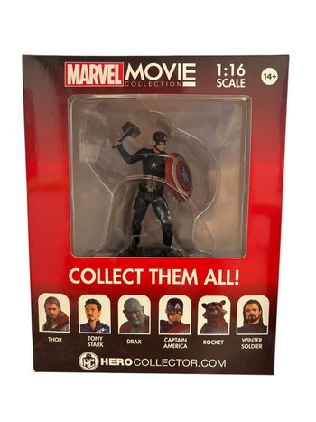 Figurine Marvel Movie Collection Captain America 1:16 Eaglemoss Hero Collector neuf