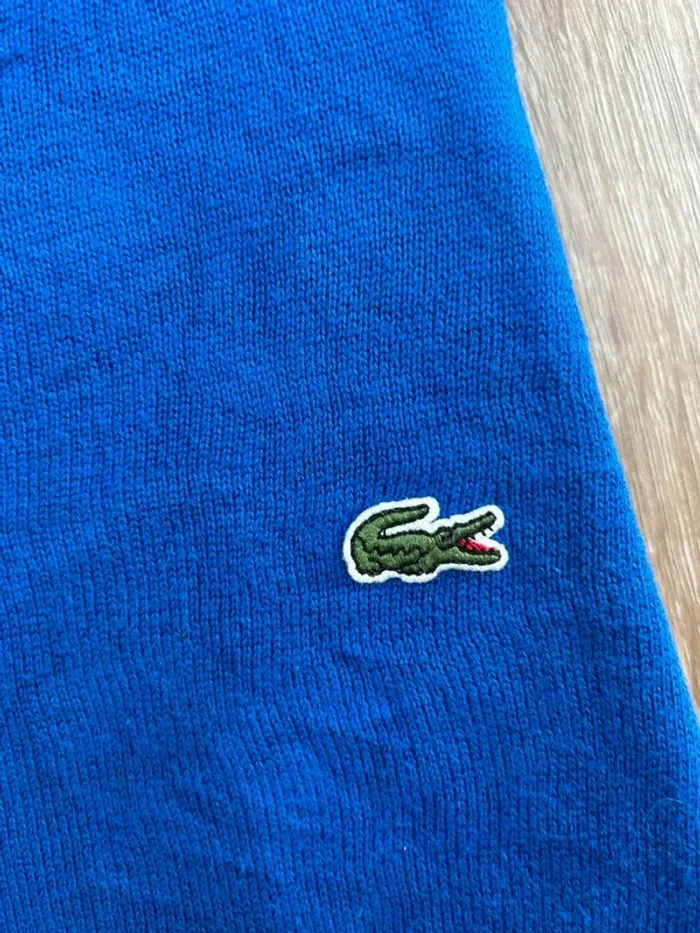 Pull homme Lacoste bleu taille M Fr4 polo manche longue homme sweat homme Lacoste - photo numéro 4
