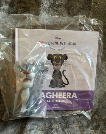 Figurine + Livre Bagheera n 65 Mes Premiers Amis Disney Altaya