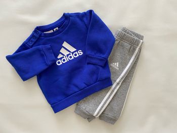 Survêtement bleu gris Adidas 3-6 mois