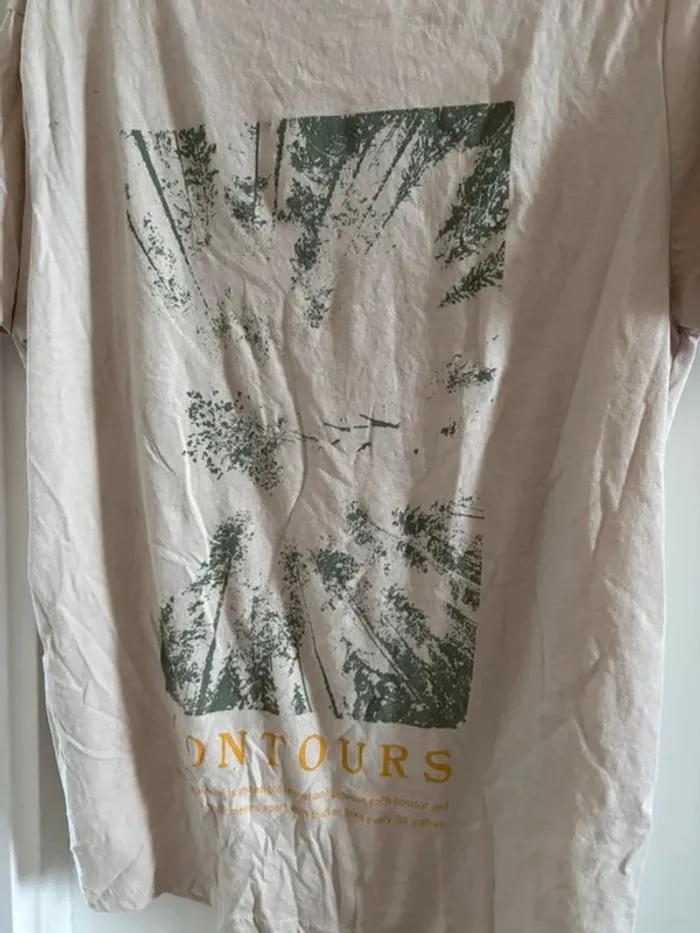 T-shirt mc t.L livergy beige parfait etat - photo numéro 3