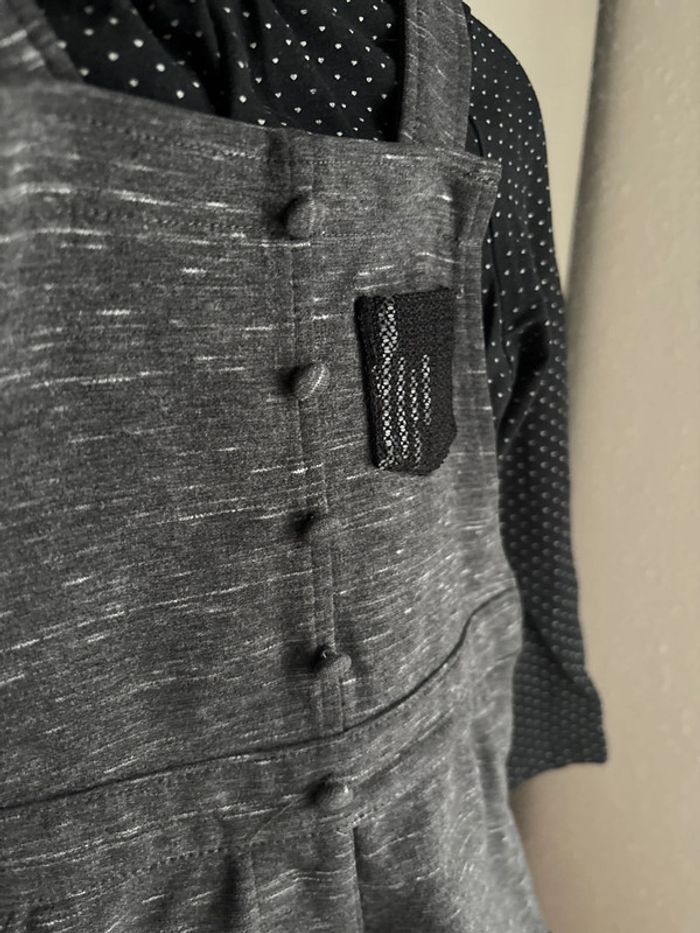 Ensemble salopette sous pull 3 ans - photo numéro 2