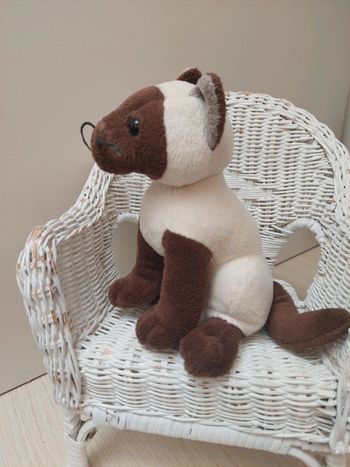 Jemini M6 interactions - peluche chat siamois