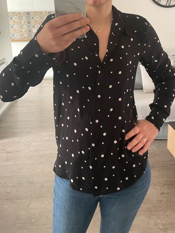 Chemise à pois