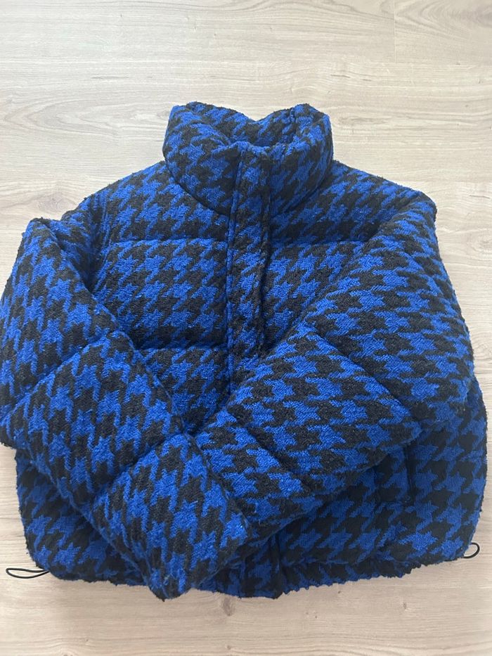 Doudoune motif pied-de-poule - photo numéro 2