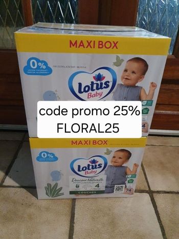 Couches Lotus baby taille 4