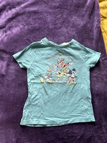 T-shirt manches courtes garcon Mickey, Dingo et Donald de Disney taille 3 ans