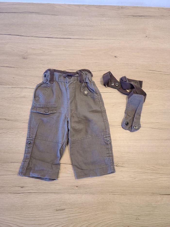 Ensemble tee-shirt manches courtes pantalon léger 6 mois - photo numéro 5