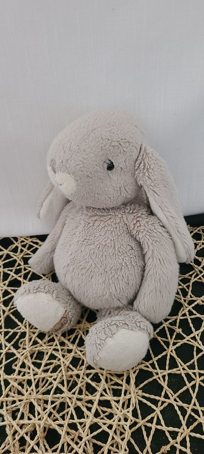 Peluche lapin, Lovely Kanini gris/bleu pâle bukowski - photo numéro 3