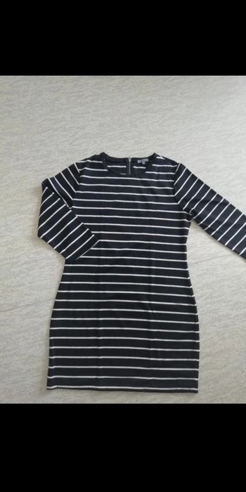 Tunique rayée noir et blanc