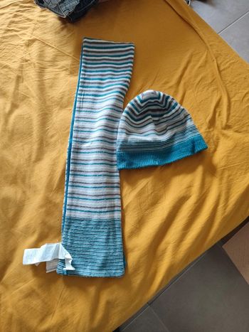 Ensemble bonnet écharpe 18/23 mois