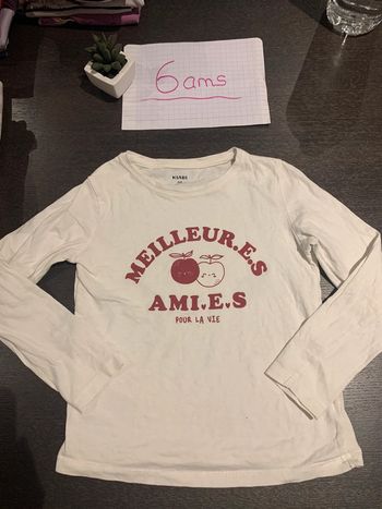 Tee-shirts manches longues taille 6 ans