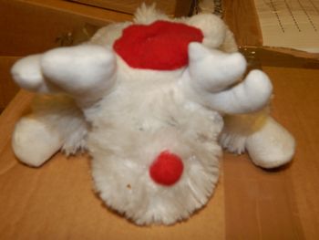 peluche renne noël