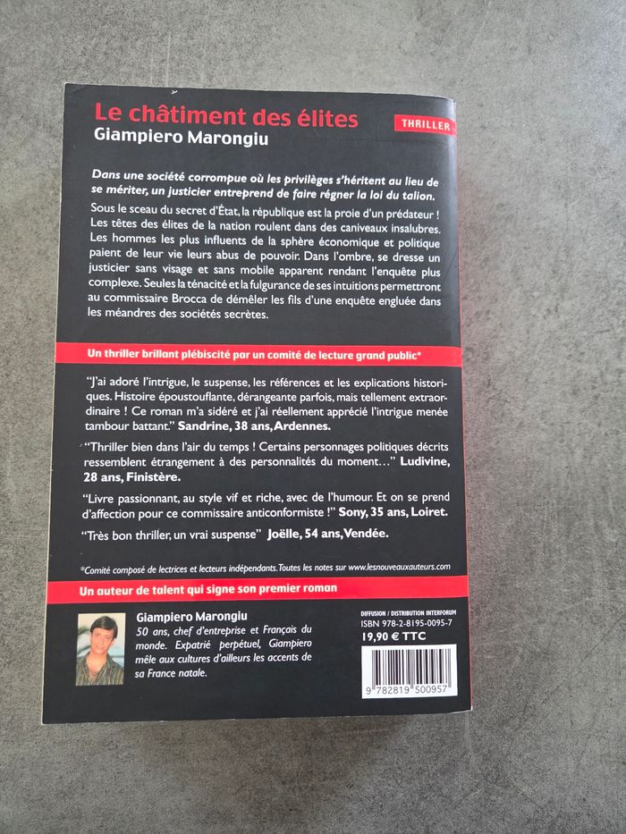 Le châtiment des élites, Giampiero Marongiu - photo numéro 3