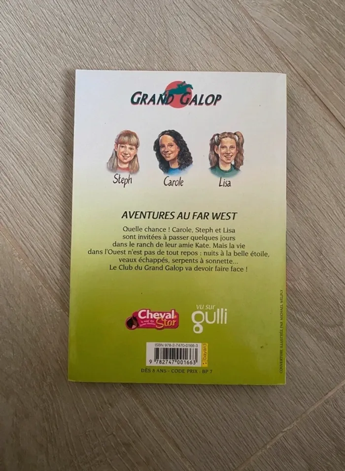 Livre grand galop : aventures au far west - photo numéro 3
