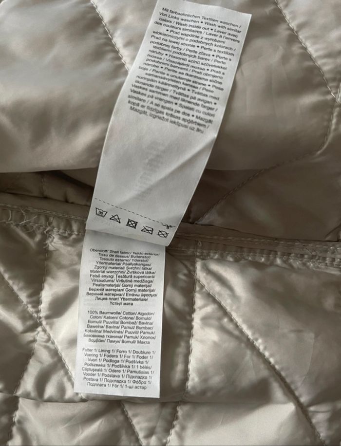 Veste matelassé blanc cassé, taille S, S.Olivier - photo numéro 7