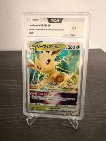 Carte Pokémon Phyllali VSTAR / Leafeon VSTAR 269/S-P PCA 9.5 Japonaise 