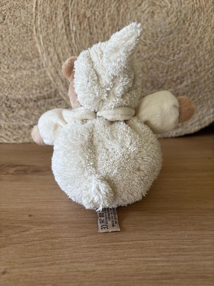Doudou ours boule beige écru bukowski - photo numéro 3