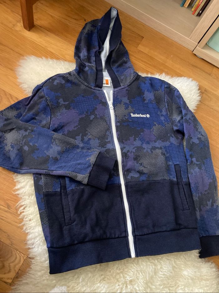 Sweat-shirt à capuche, zippé, Timberland