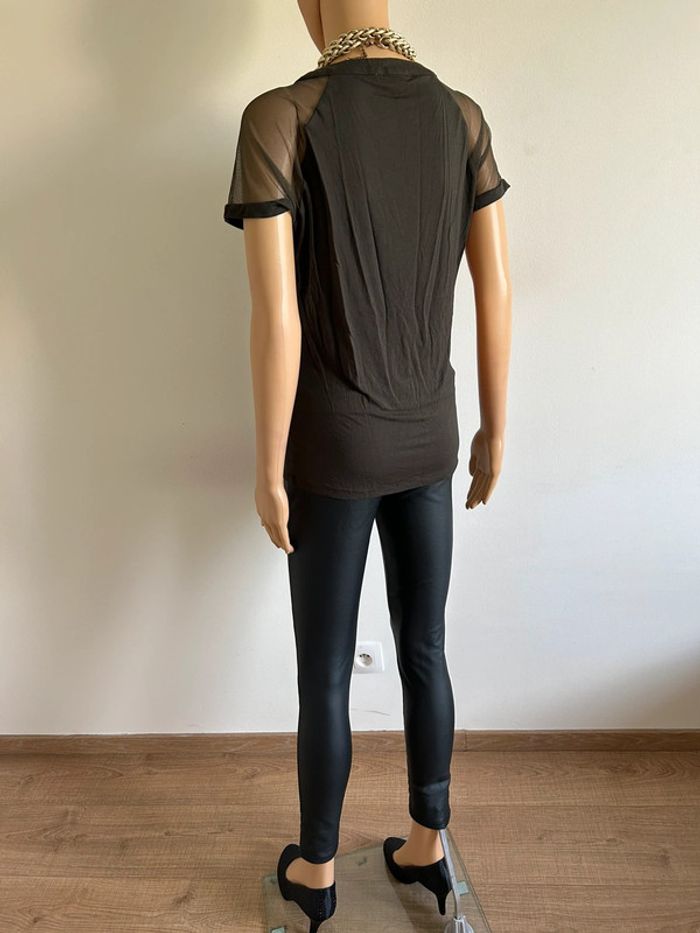 Haut kaki à manches courtes Morgan taille L TBE - photo numéro 10