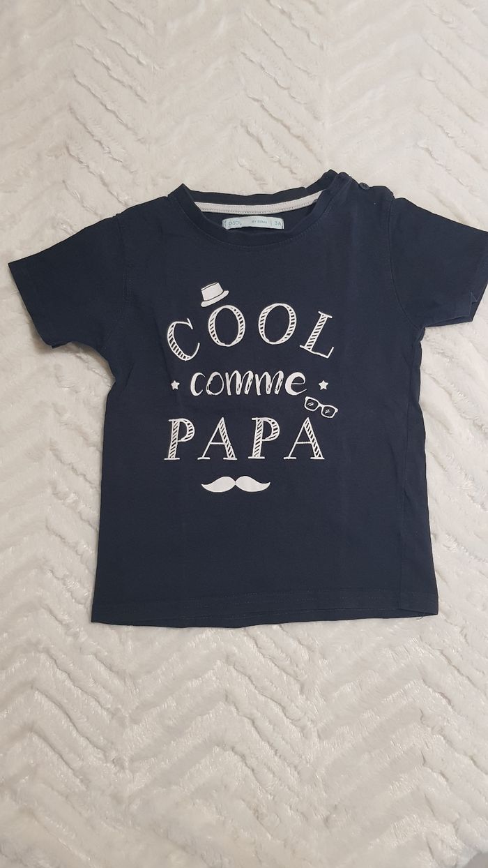 T-shirt coll comme papa