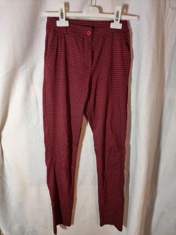 Pantalon bordeaux